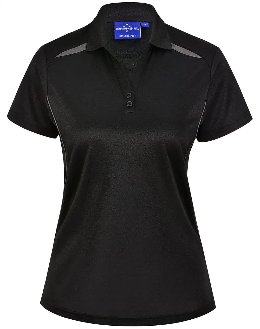 Winning Spirit Women's Sustainable Poly-Cotton Contrast Polo PS94 Casual Wear Winning Spirit