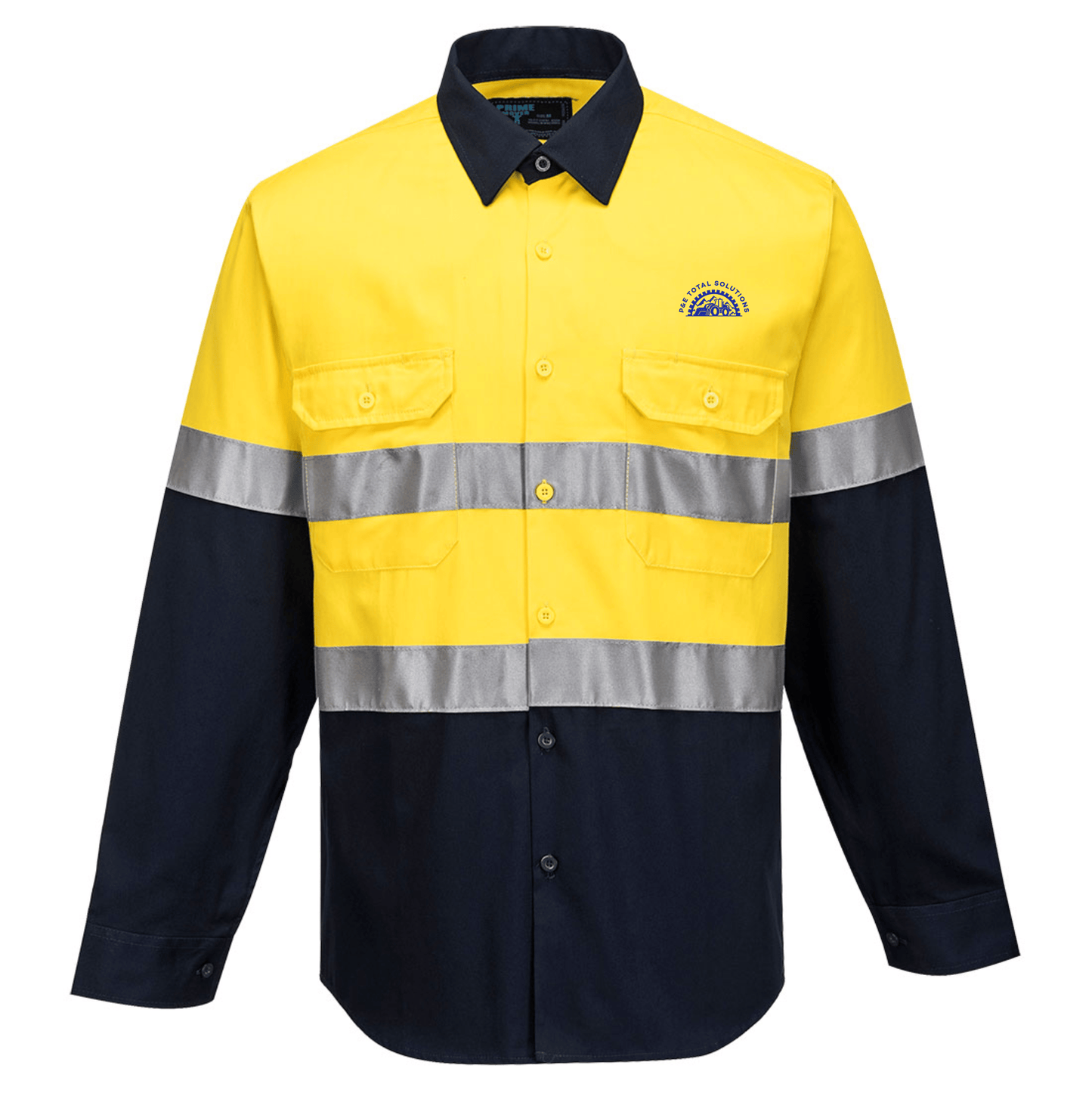 MEN'S Up To 11XL Sizes P&E Total Solutions Uniforms Hi Vis Shirt PETMA101