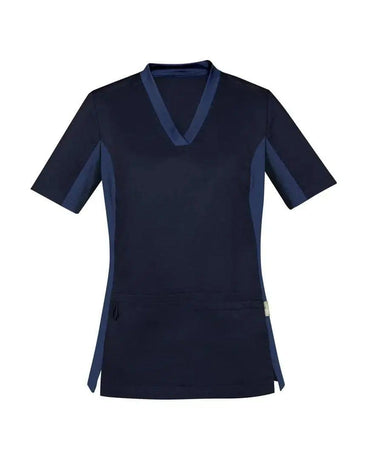 Biz Care Riley Womens V-Neck Scrub Top CST043LS - Simply Scrubs Australia