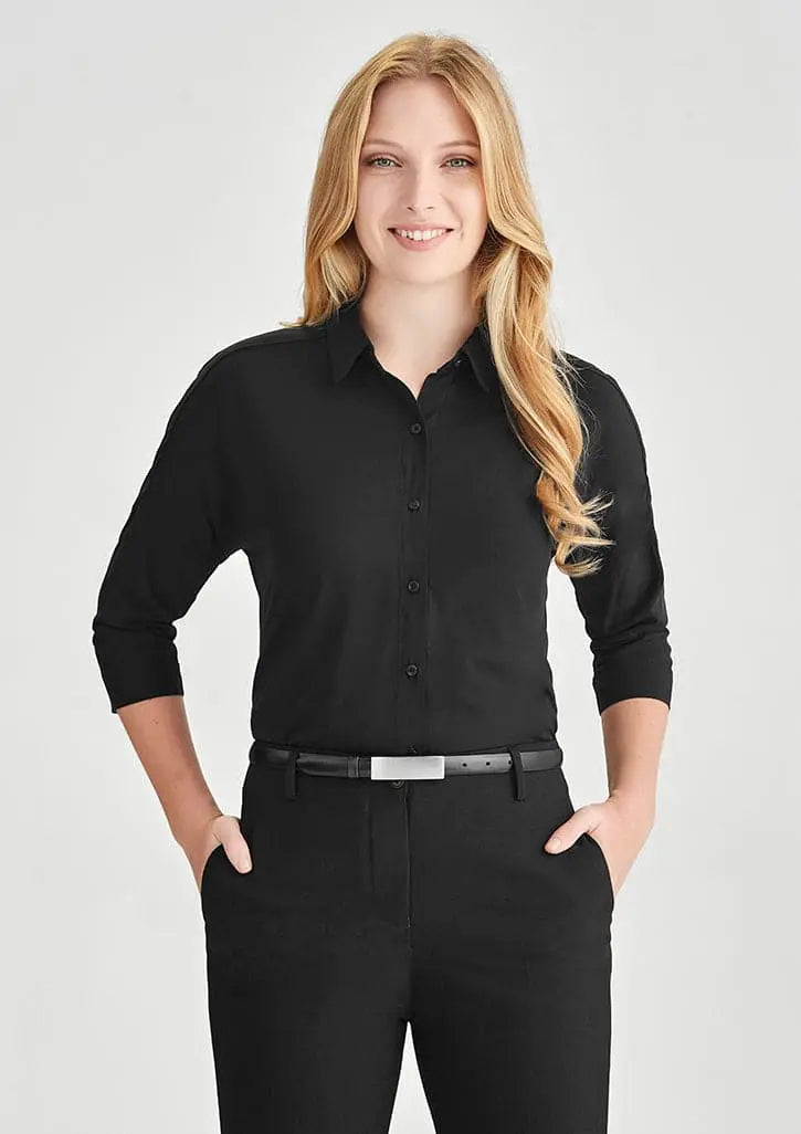 Biz Collection Dahlia 3/4 Sleeve Blouse RB366LT Biz Collection