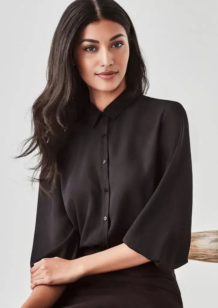 Biz Corporates Lucy 3/4 Sleeve Blouse RB965LT