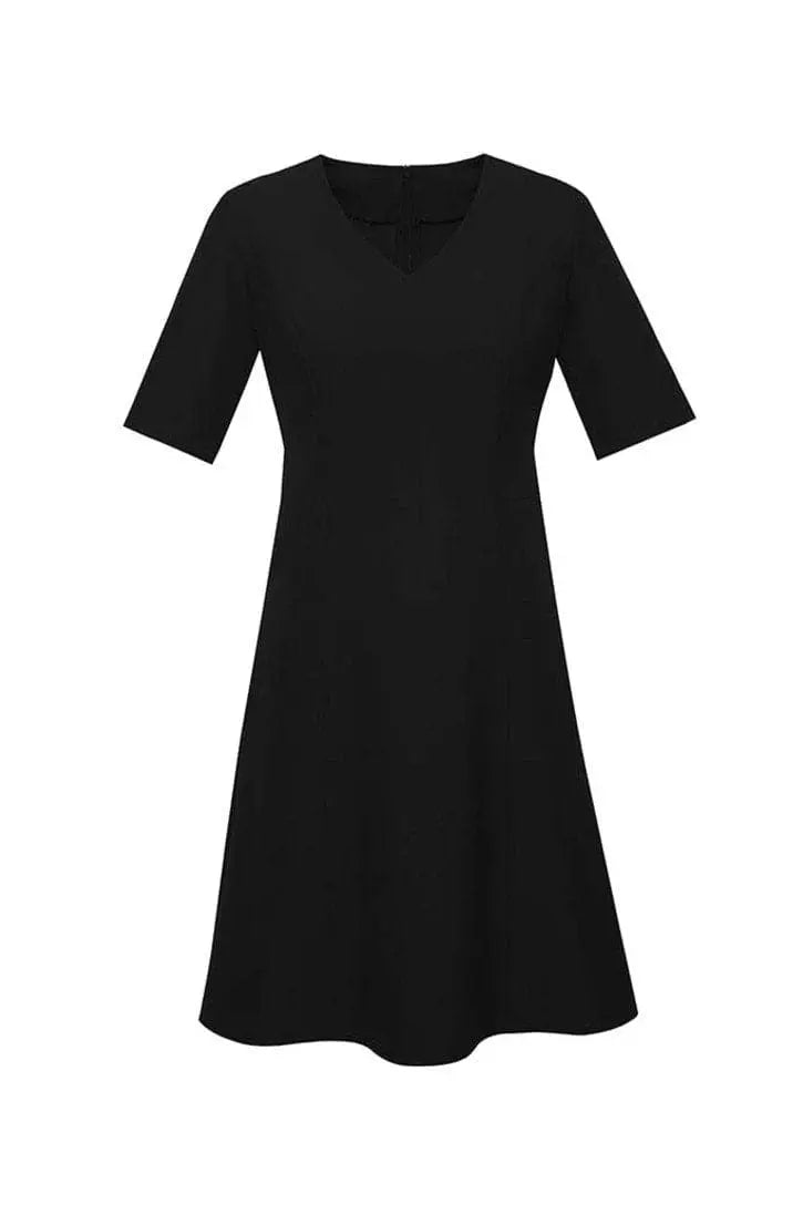 Biz Corporates Womens Extended Short Sleeve Dress RD974L - Flash Uniforms