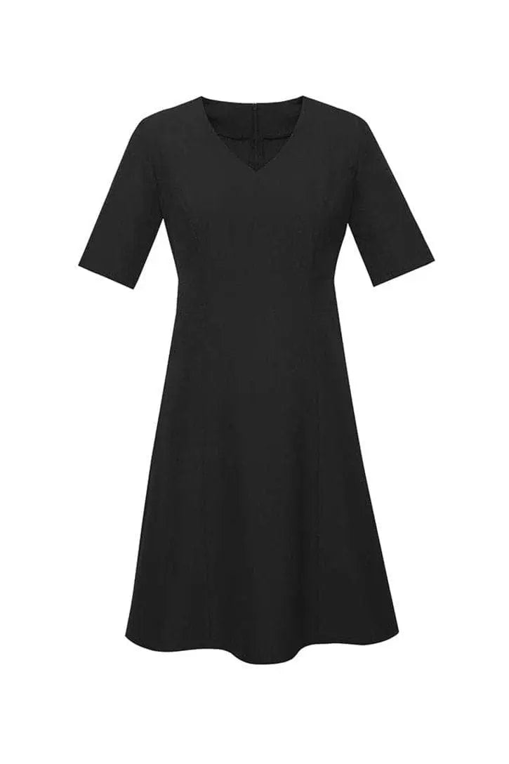 Biz Corporates Womens Extended Short Sleeve Dress RD974L - Flash Uniforms
