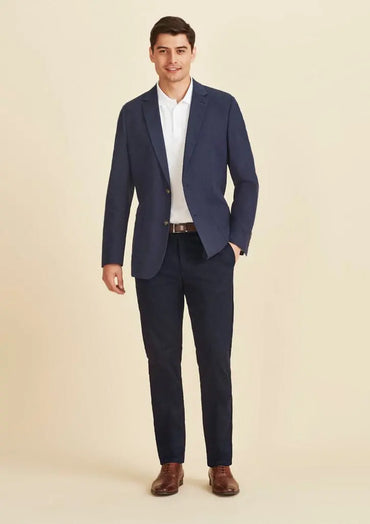 Biz Corporates Men's Traveller Modern Stretch Chino Pants RGP264M Biz Corporates