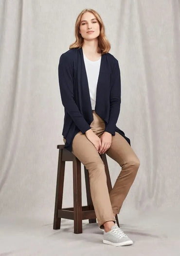 Biz Collection Sofia Womens Waterfall Cardigan RLC267L - Flash Uniforms