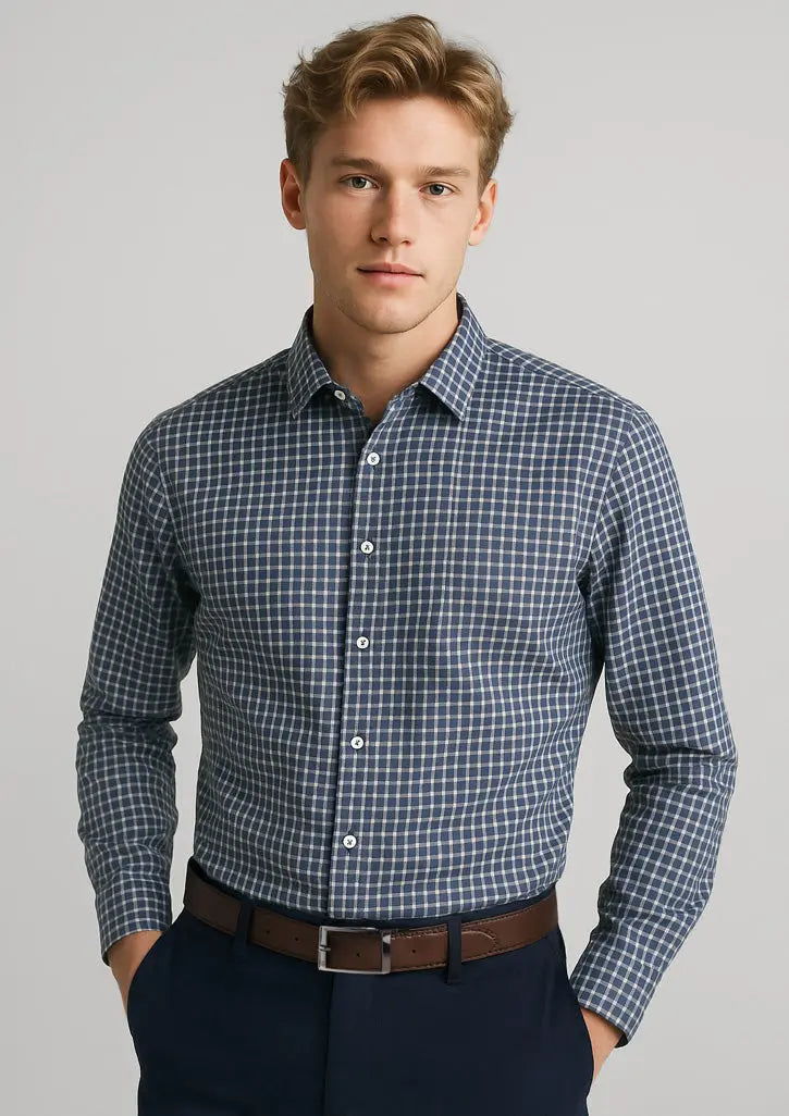 Biz Corporates Noah Long Sleeve Shirt RS070ML Biz Corporates