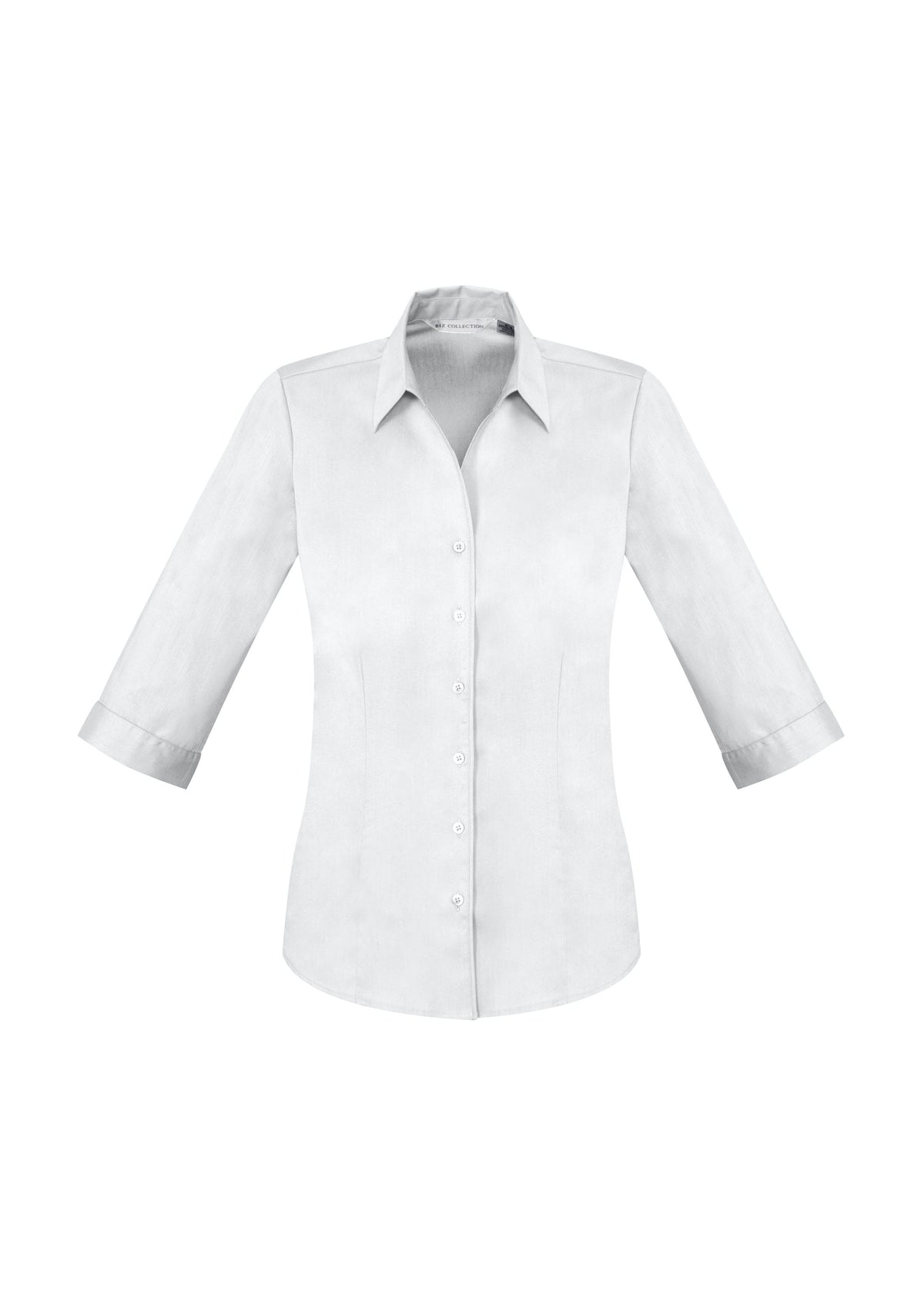 Biz Collection Women’s Monaco 3/4 Sleeve Shirt S770lt in White