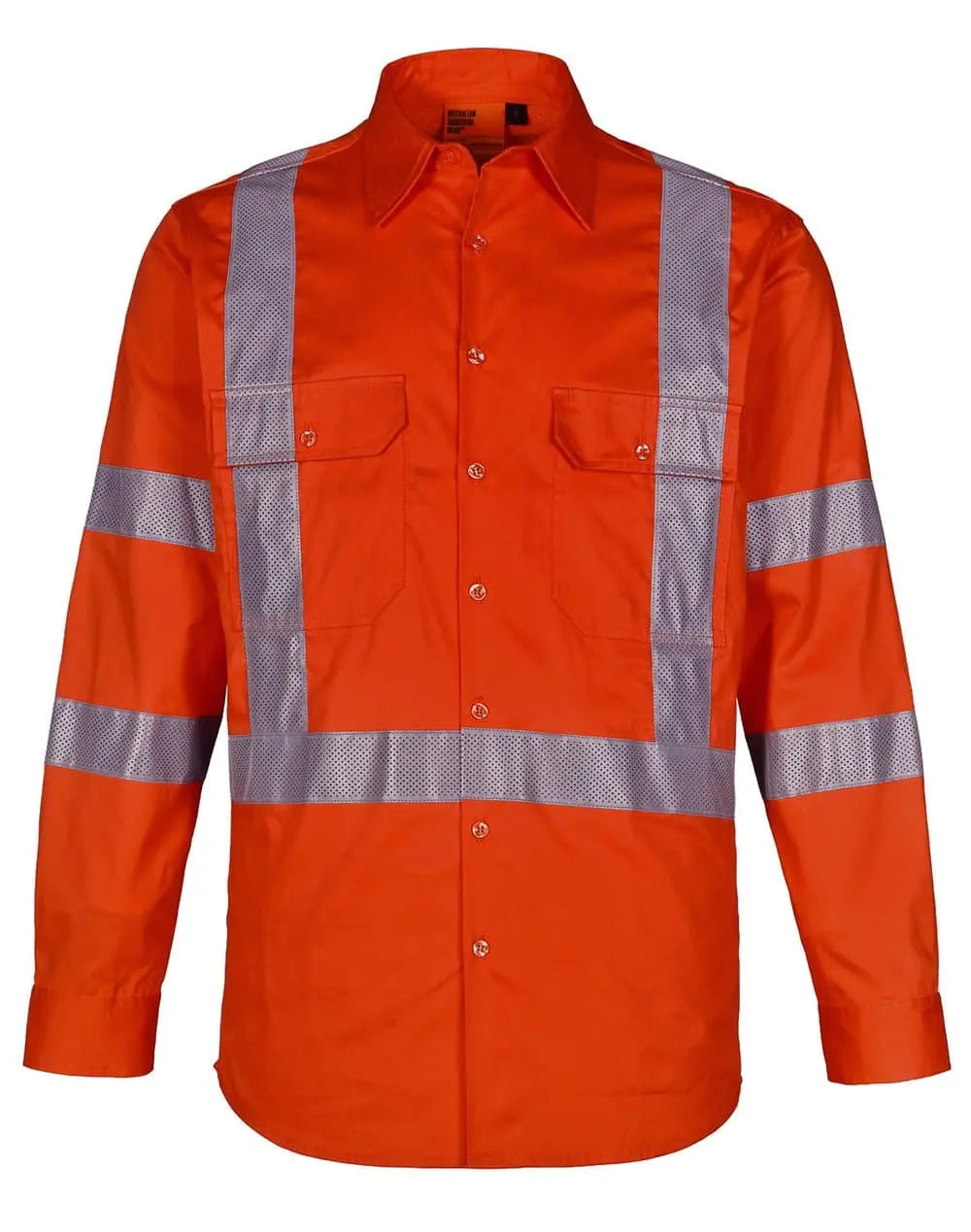 Unisex Biomotion NSW Rail Safety Shirt SW66 Active Wear Winning Spirit Orange 2XS
