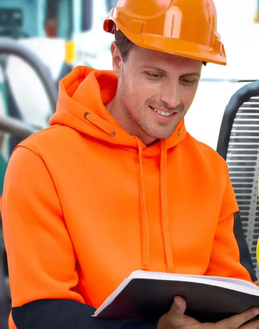 Winning Spirit Water Resistant Fleece Hoodie SW91 Metro Workwear.