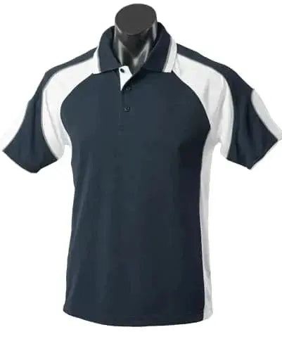 Aussie Pacific Murray Junior School Uniform Polo Shirt 3300 Casual Wear Aussie Pacific Navy/White/Ashe 6