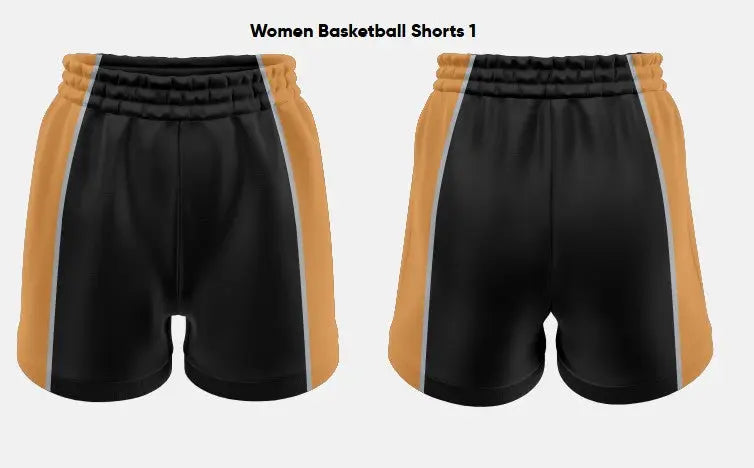 Custom Sublimated Women's Basketball Shorts BASS04 Flash Uniforms