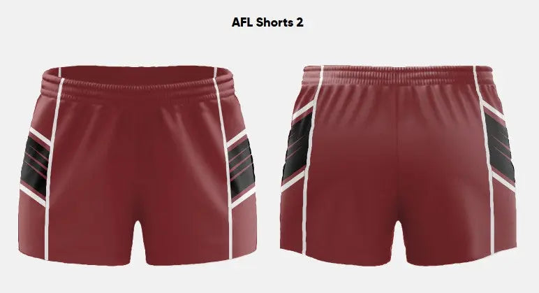 Custom Sublimated AFL Shorts AFLS02 Flash Uniforms