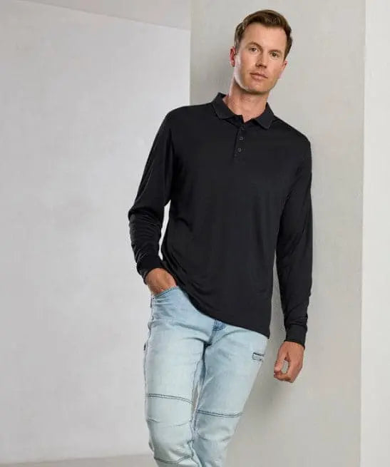 Biz Collection Action Men's Long Sleeve Polo Shirt P206ML Biz Collection