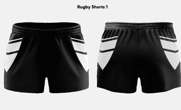 Custom Sublimated Rugby Short RUGSH04 Flash Uniforms