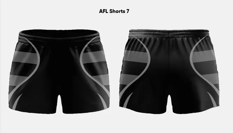 Custom Sublimated AFL Shorts AFLS05 Flash Uniforms