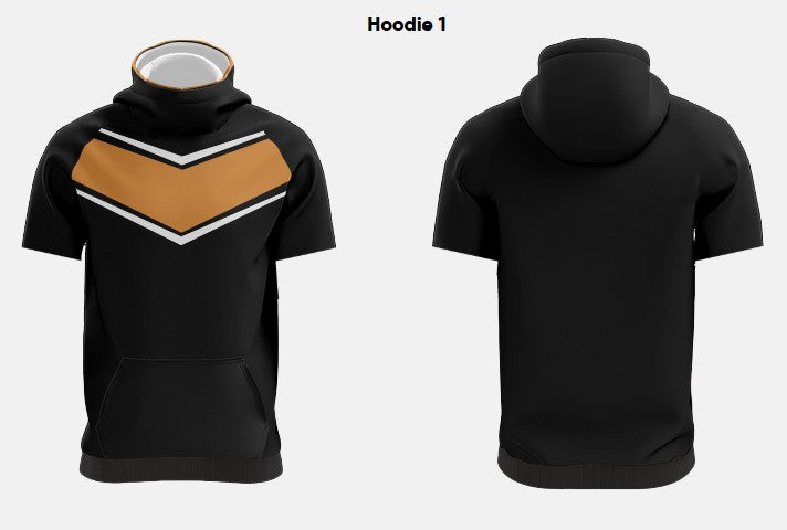 Custom Sublimated Short Sleeve Hoodie DSSHOD04