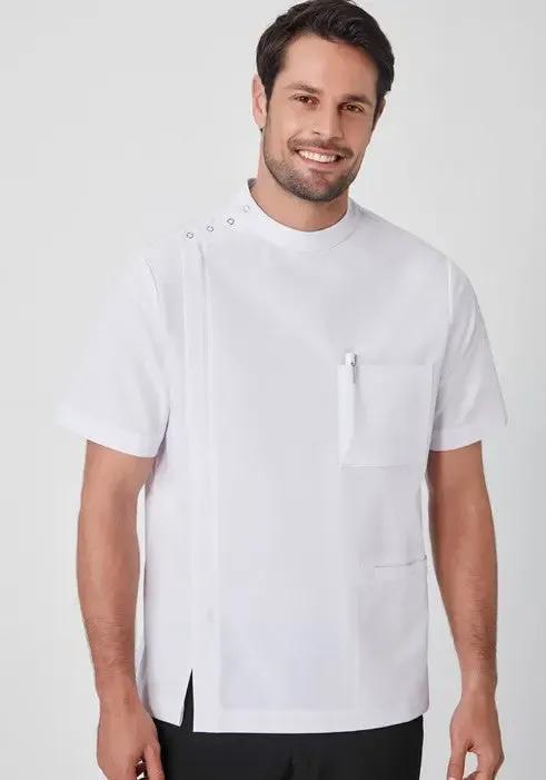 Biz Care Men's Essence Pharmacy Dentist Jacket CPT451MS in White