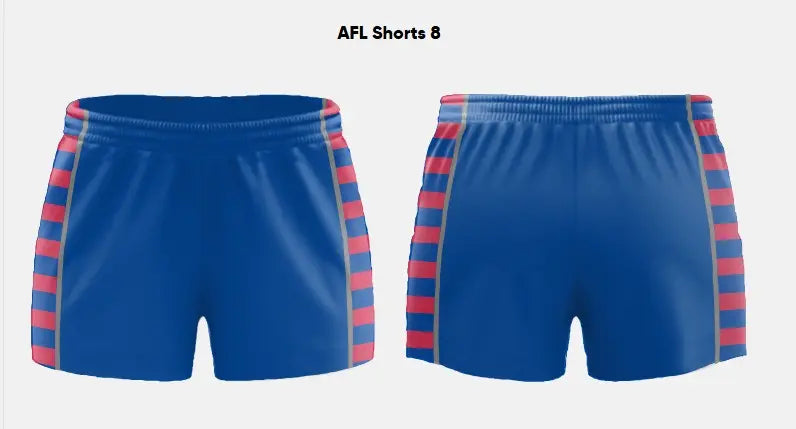 Custom Sublimated AFL Shorts AFLS06 Flash Uniforms