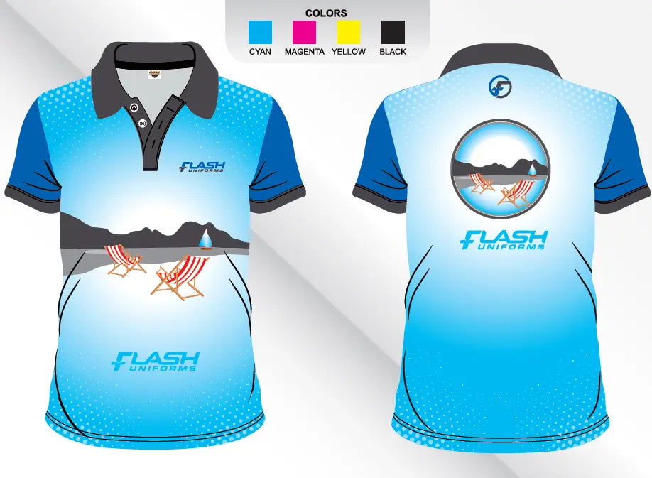 Custom Sublimated Polo Shirt SP18 Sublimation