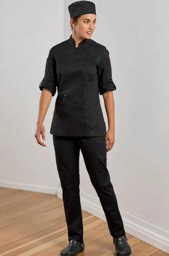 Biz Collection Womens Saffron Chef Slim Flex Pant CH432L Biz Collection