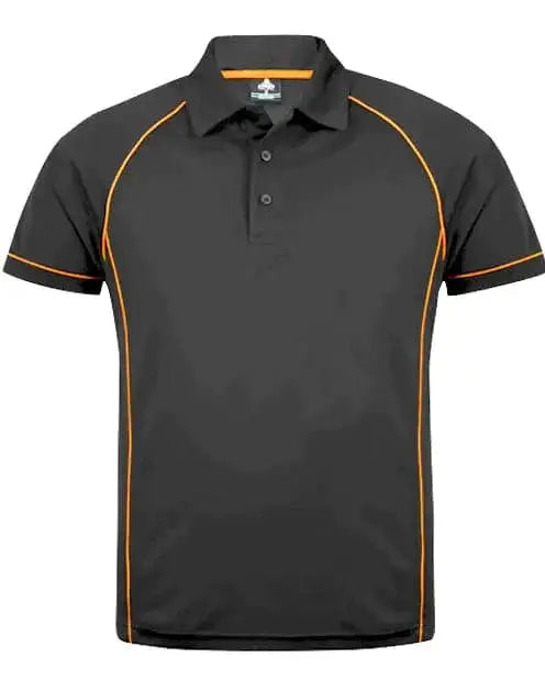Aussie Pacific Men's Endeavour Polo Shirt 1310 Casual Wear Aussie Pacific S Slate/Orange