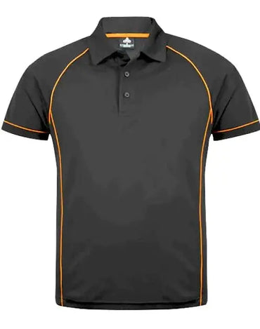 Aussie Pacific Men's Endeavour Polo Shirt 1310 Casual Wear Aussie Pacific S Slate/Orange