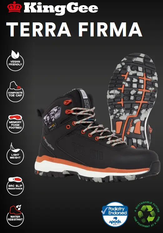 KingGee Terra Firma Hybrid Safety Boots K27951 KingGee