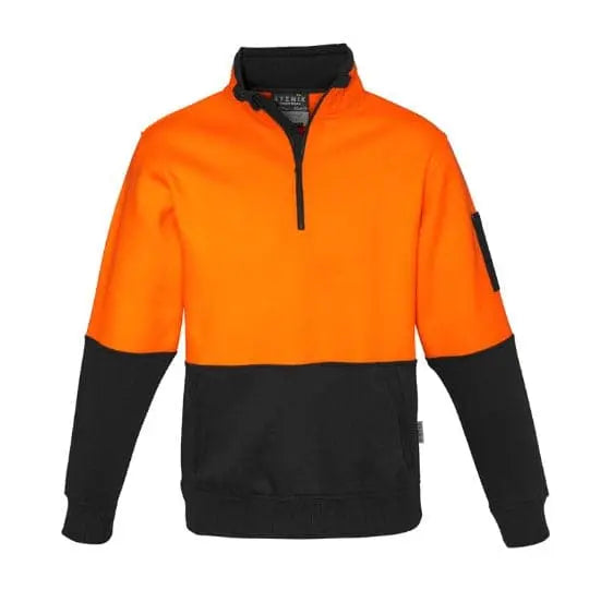 Syzmik Workwear Unisex Hi Vis Half Zip Pullover ZT476 Syzmik