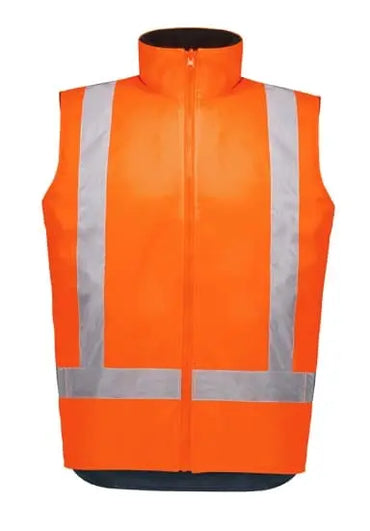 SYZMIK Unisex Hi Vis Waterproof Reversible Vest ZV228 Syzmik