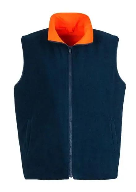 SYZMIK Men’s Hi Vis Waterproof Lightweight Reversible Vest ZV358 Syzmik