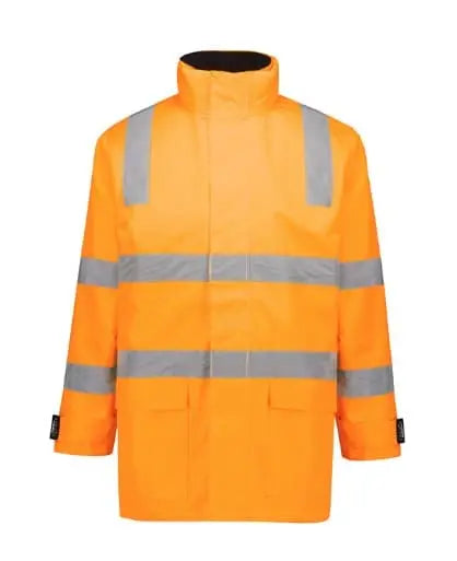 SYZMIK Men’s Unisex Hi Vis VIC Rail 4 In 1 Waterproof Jacket ZJ580 Syzmik