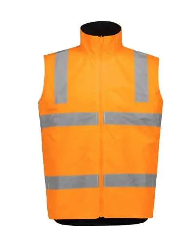 SYZMIK Men’s Unisex Hi Vis VIC Rail 4 In 1 Waterproof Jacket ZJ580 Syzmik