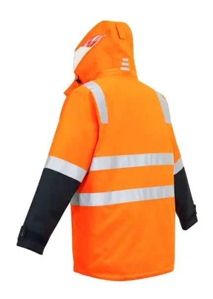 SYZMIK Men’s Hi Vis 4 In 1 Waterproof Jacket ZJ532 Syzmik