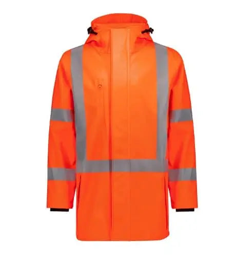 SYZMIK Men's Hi Vis X Back Heavy Duty Waterproof Jacket ZJ620 Syzmik