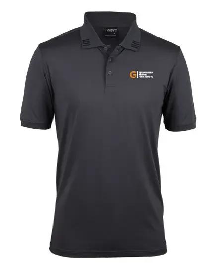 Girrawheen Senior High School Staff Short Sleeve Stretch Polo 7S4P NO BACK PRINT Flash1