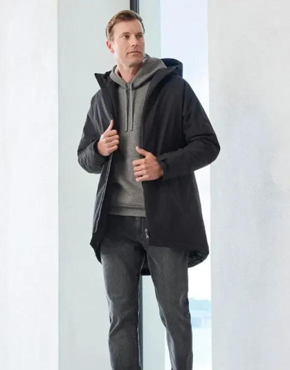 Biz Collection Unisex Sphere Quilted Longline Parks Jacket J428U Biz Collection