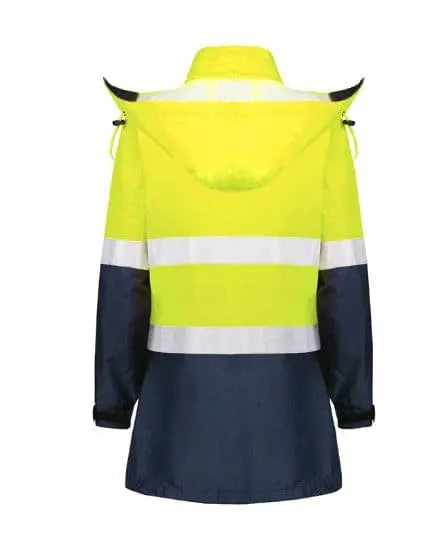 Syzmik Workwear Women's Hi Vis Ultralite Waterproof Jacket ZJ757 Syzmik