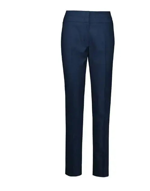 Biz Corporate Women's Renew 7/8 Mid-Waist Slim Leg Pant RGP406L in Navy