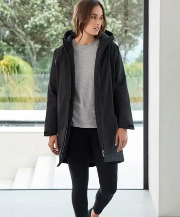 Biz Collection Unisex Sphere Quilted Longline Parks Jacket J428U Biz Collection