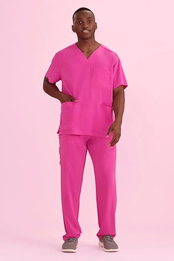 Biz Care Unisex Pink Scrub Pants CSP102UL Biz Care