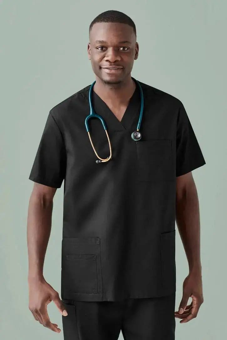 Mens Tokyo Anti-bacterial V-Neck Scrub Top CST141MS