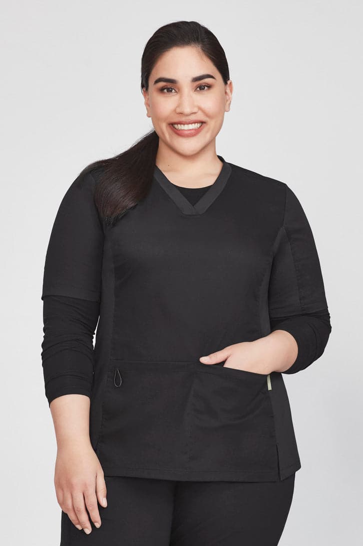 Biz Care Women's Long Sleeve Nurse Under Scrub CT247LL - Flash Uniforms