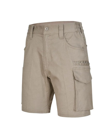 Unisex Cotton Stretch Rip Stop Work Shorts WP27 Work Wear Australian Industrial Wear 72R Sand