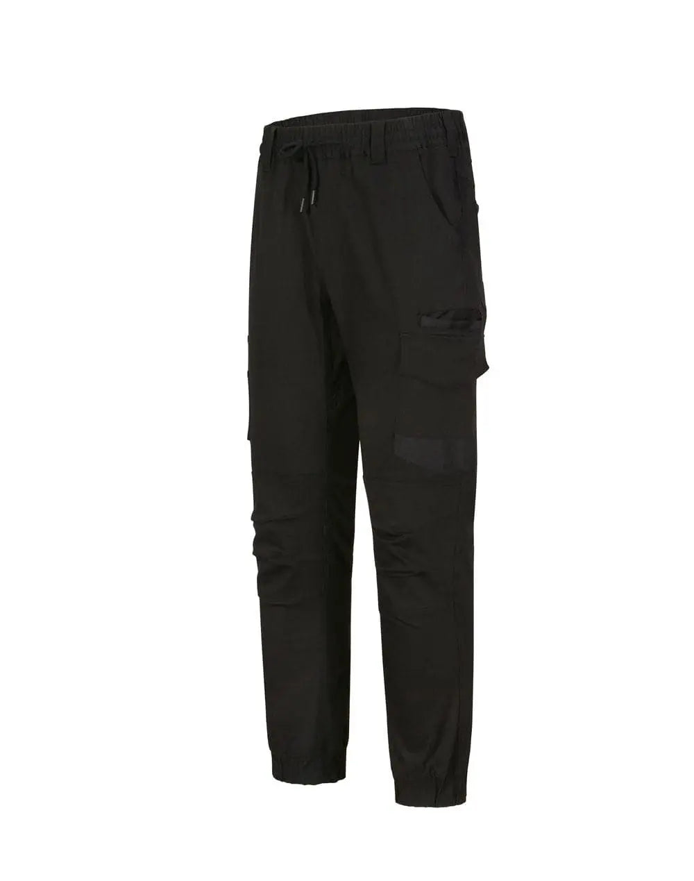 Unisex Cotton Stretch Drill Cuffed Work Pants WP28 Work Wear Australian Industrial Wear 72R Black