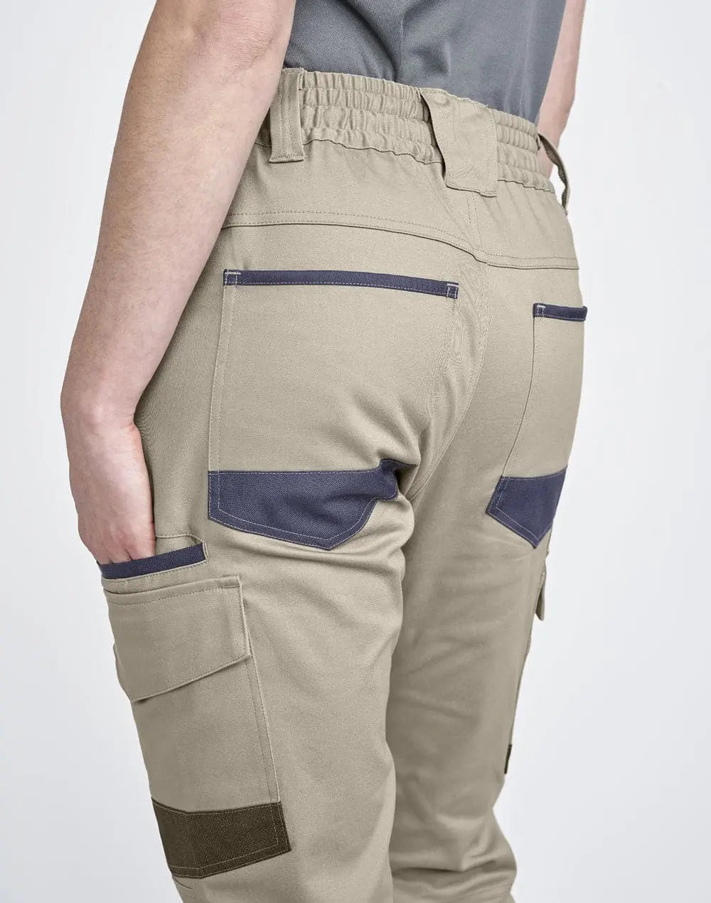 Unisex Cotton Stretch Drill Cuffed Work Pants WP28 Work Wear Australian Industrial Wear