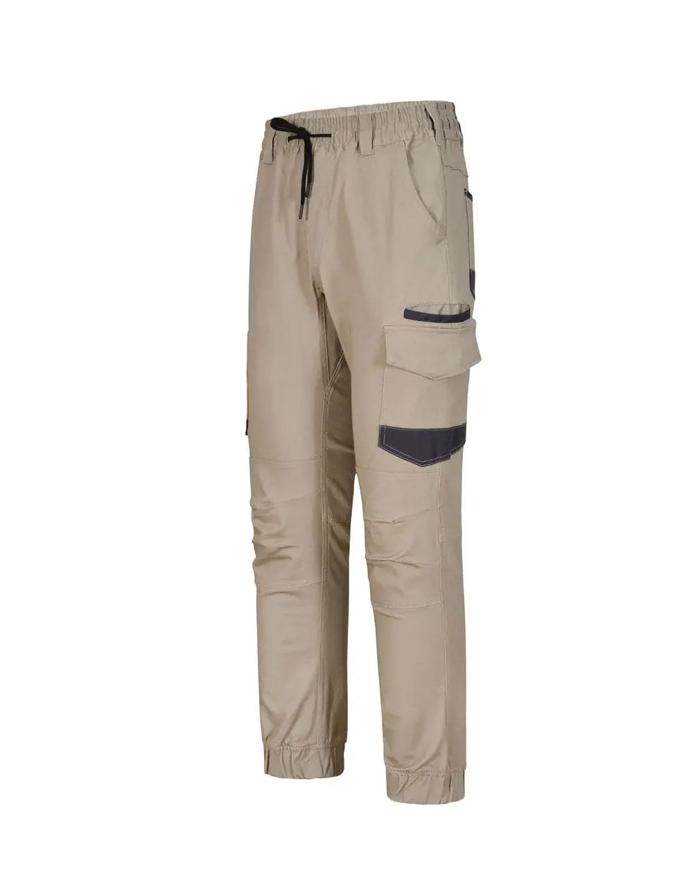 Unisex Cotton Stretch Drill Cuffed Work Pants WP28 Work Wear Australian Industrial Wear 72R Sand