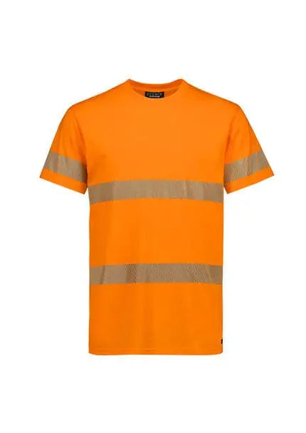 SYZMIK Men's Hi Vis Segmented Tape Cotton Tee Shirt ZH510 Syzmik