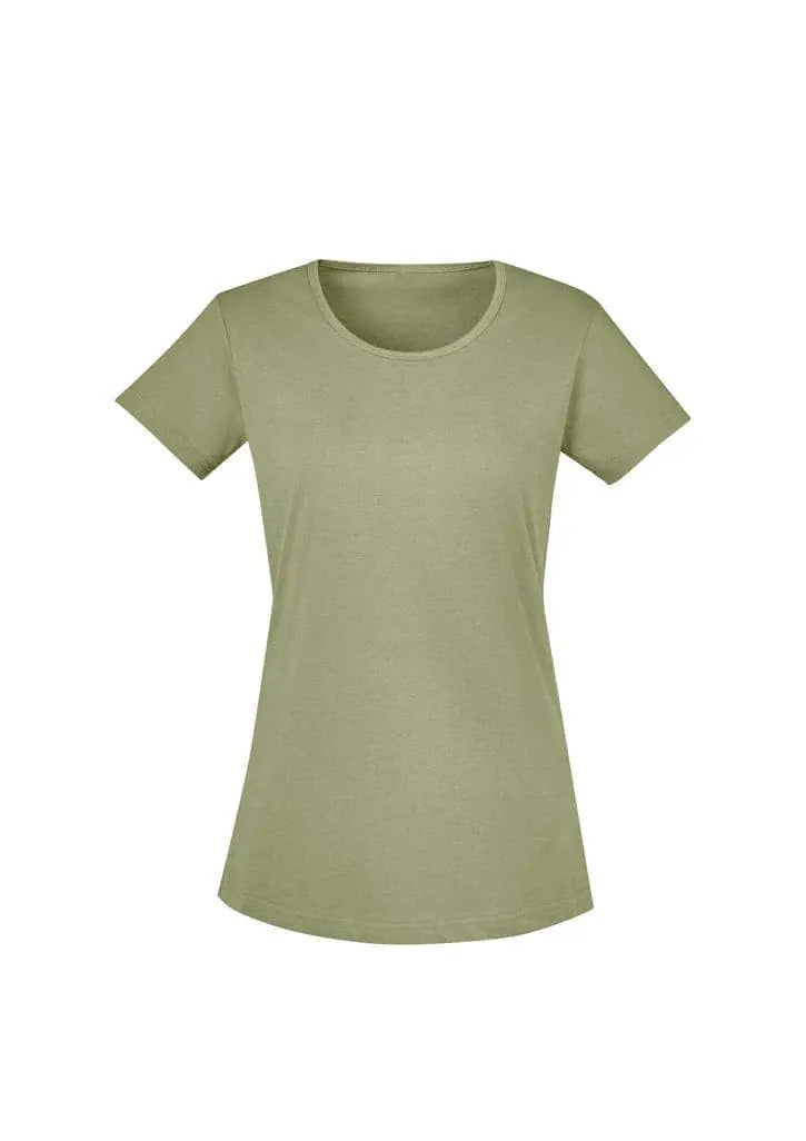Womens Streetworx Tee Shirt ZH735 Work Wear Syzmik Light Sage XS