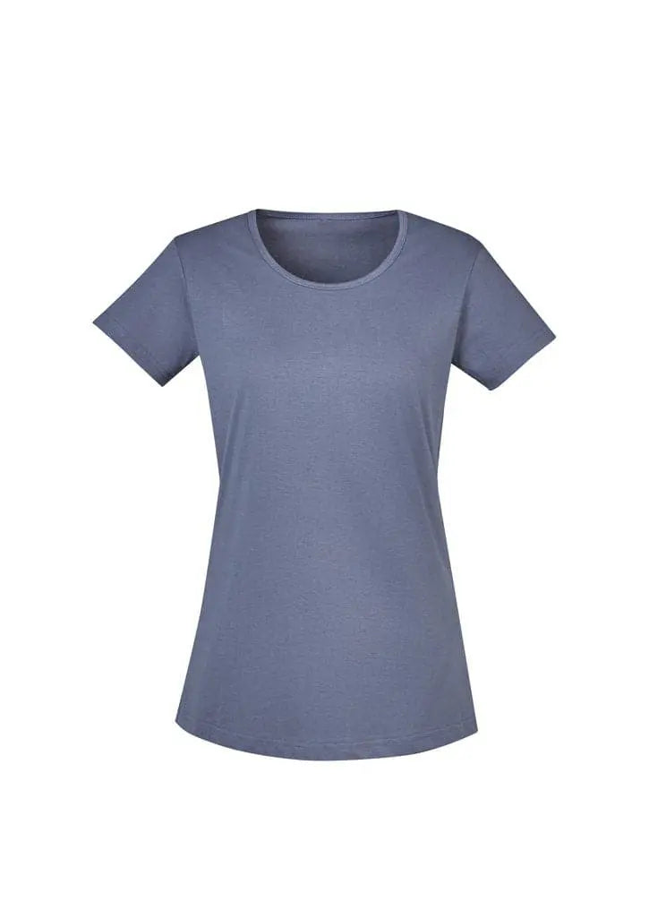Womens Streetworx Tee Shirt ZH735 Work Wear Syzmik Petrol Blue XS
