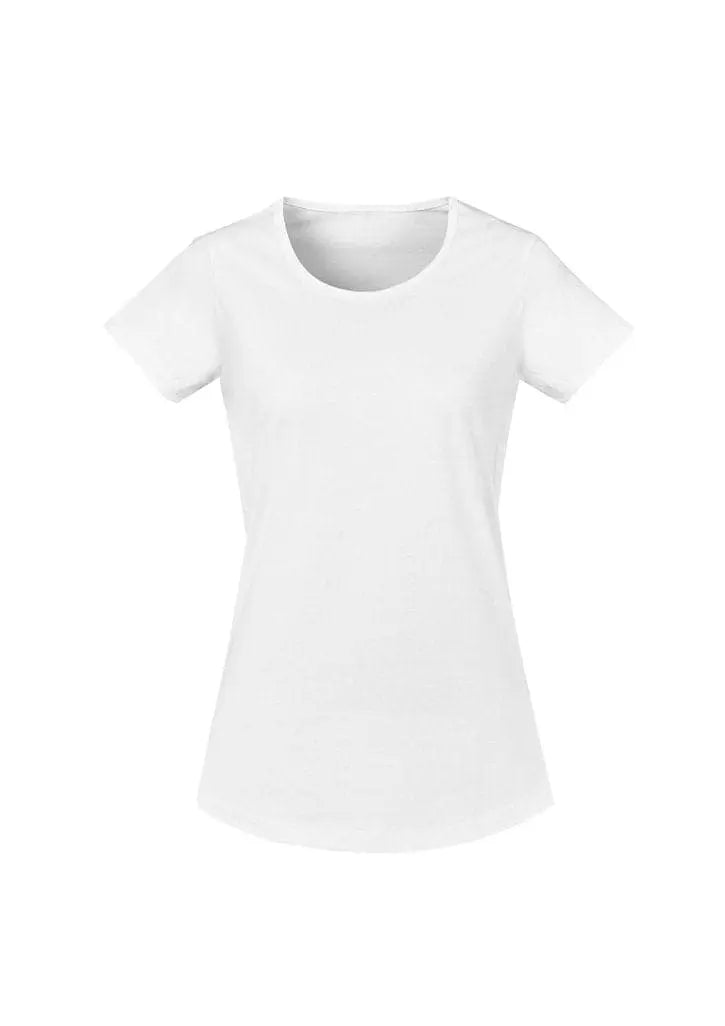 Womens Streetworx Tee Shirt ZH735 Work Wear Syzmik White XS